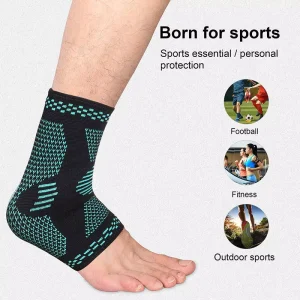 Support Breathable Compression Football Sports Tobill Eras Gym Fitness Knitted Ankle Brace