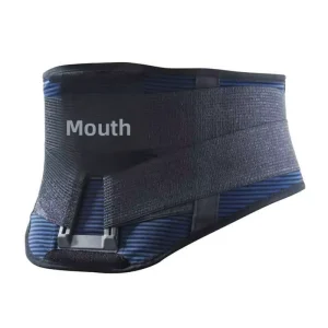 Supportive Compression Waist Brace Lower Lumbar Support Belt Adjustable Strong Waist Support With Steel Strips For Healthcare