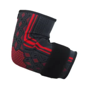 Supportive Elbow Compression Support with Reinforced Silica Gel Gasket Breathable Adjustable for Post Injury Recovery Sports Use