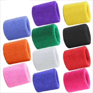 Sweat Absorbing Towel Wrist Brace Support Sports Sweat Wiping Fitness Running Wrist Guard Sports Knitted Wrist Sleeve