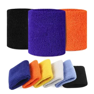 Sweat absorbent 100% Cotton Wrist Wraps for Men Women Wrist Guards for Sports Fitness Badminton Basketball Runningkeep