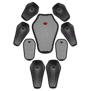 TPE Flexible Soft Back Hip Shoulder CE Level 1 Guard Built-In Gear Protection Motorcycle Insert Knee and Elbow Pads