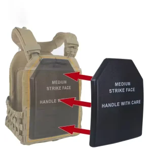 Tactical Armor Plates 3A III IV Ceramic PE Strike Face Plus Steel Plates for Weighted Vest Safety Standard for Outdoor Hunting