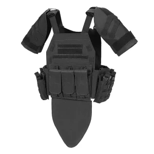 Tactical Armor Vest OTV Full Body Molle Plate Carrier for Hunting/CS Modular Operator System with Protection & Quick Release