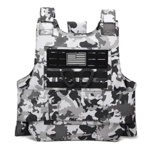 Tactical Fan Lightweight Polyester Waterproof Vest Field Multifunctional Tactical Sleeveless Protective Sports Security Vest