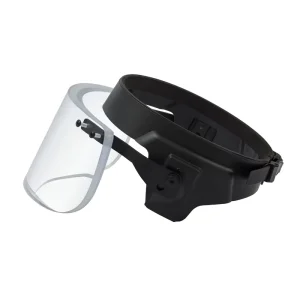 Tactical Helmet With Full Protection Glass Visor Security Face Shield For Personal Defense Equipment