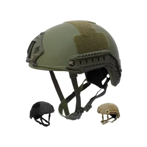 Tactical Lightweight PE Aramid FAST MICH Helmet With Wendy System Single Strap Accepts Logo Printing
