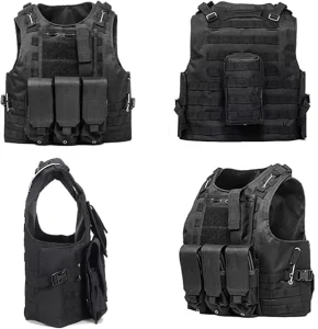 Tactical Vest Breathable Nylon Adjustable for Cosplay Training Outdoor Safety Protection Hunting