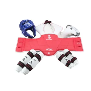 Taekwondo Equipment Five Set Protective Protectors for Taekwondo Head Shin Arm Chest Groin Guard
