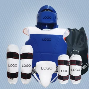 Taekwondo Gloves Karate Body Protect Gear Adult Child Jockstrap Arm Shin Chest Guard Helmet Training Set Equipment Martial Arts