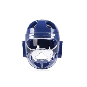 Taekwondo Head Protector with Face Shield Mask Martial Arts Head Guard