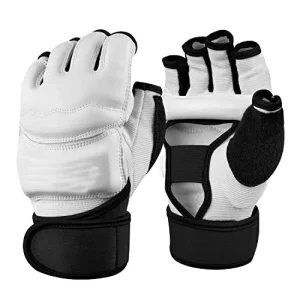 Taekwondo Instep Guards and Hand Protectors Competition and Training Half finger Protective Gear Full Set of Hand and