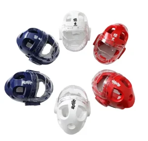 Taekwondo Karate Headgear ABS+FOAM Adjustable Lightweight Durable Sparring Gear for Unisex Training Competition