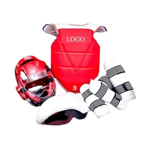 Taekwondo Protective Gear Full Set of Thickened Practical Training Protective Gear Combat Boxing Competition Protective Gear