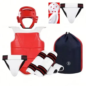 Taekwondo Protective Gear Set 1 Piece Unisex Customizable PVC+XPE Foam Training Equipment