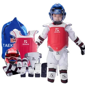Taekwondo Protective Gear Training Competition Sets Martial Arts Sparring Protector Equipment