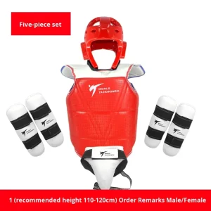 Taekwondo Sponge Protective Gear Full Set Competition Type Thickened Durable Practical Equipment Five Eight Piece