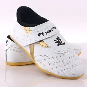 Taekwondo Training Shoes Anti Slip PU Material Unisex Martial Arts