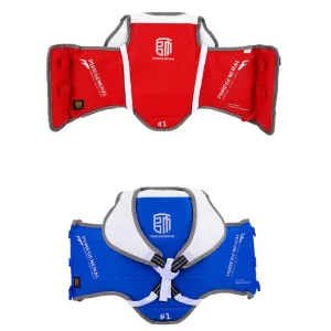 Taekwondo Trunk Protector Taekwondo Chest Protector Taekwondo Truck Guard Red and Blue Customizable Logo