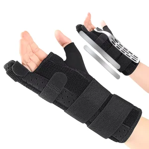 Tendon Sheath Hand Little Finger Wrist Guard Sponge Aluminum Strip Support Finger Splint Sleeve Fixing Belt for Movement Support
