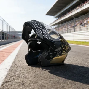 The New Modular Motorcycle Helmet for Adults Dual Visor Safety Classic Design Cross Helmet Manufacturer