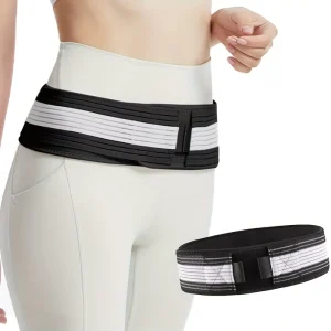 The Yoga Adjustable Lumbar Back Brace Support Belt Can Relieve Lower Back Pain