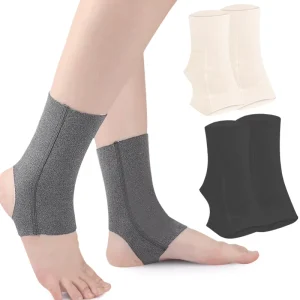 Thermal Fleece Ankle Support Calf Length Sock Soft Resilient Breathable Warmth Cold Protection Compression Sports