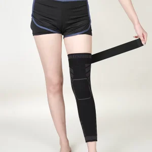 Thick Breathable Spandex Nylon Compression Knee Pads for Pain Relief in Roller Skating
