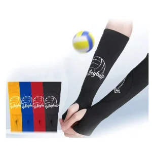 Thickened Anti Collision Sports Elbow Guard Breathable Finger Sleeve for Volleyball Tennis Training Protector Wrist Guard