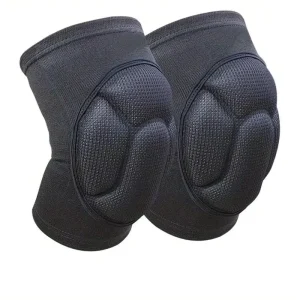 Thickened EVA Sponge Knee Pads 25mm Nylon Spandex Compression Shock Absorption Yoga Volleyball Dancing Men Women OEM