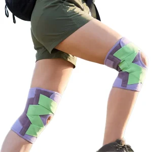 Thickened Silicone Anti Collision Sports Knee Brace Stabilizing Support Running Fitness Knee Support