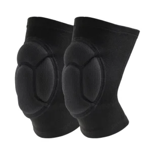 Thickened Sports Kneepad Men Elastic Knee Pads Support Fitness Gear Basketball Brace Protector Male Non-Slip Pads