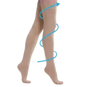 Thigh High Nude Nylon Compression Varicose Veins Support Socks Medical Compression Hosiery Stockings 20 30 Mmhg Medical