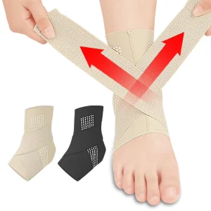 Thin Strap-Style Ankle Brace with Built-In Padding for Sports Mountain Climbing & Running Adult Ankle Protection Support