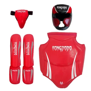 Top Quality Five Pieces Sanda Combat Protective Gear Level A Boxing MMA Muay Thai Body Protector