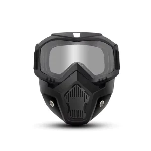 Top Selling Helmet with UV Eye Protection Full Face Racing Goggles and Custom Motorcycle Mask