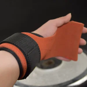 Training Gloves Workout Kettlebell Weightlifting Leather Hand Grips with Wrist Support Pull Ups Gloves