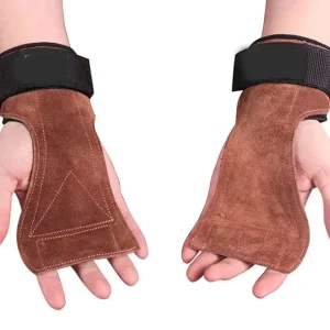 Training Wrist Support Pull up Weightlifting Strap Pad Workout Leather Hand Grips UV Protection