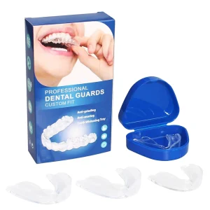 Transparent 2 Sizes EVA Material CE Certified Mouth Guard Grinding Teeth Upgraded Night Guard Stops Bruxism Eliminates Teeth