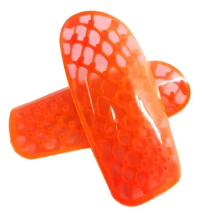 Transparent Soccer Shin Guards Stabilizer Lightweight PP Rubber Protective Gear for Kids Youth Teenagers