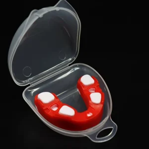 Two Color Sports Mouth Guard Creative Pattern Tooth Protective Adult Braces