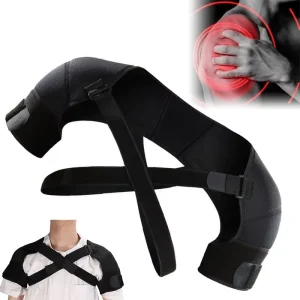 Two-Way Adjustable Breathable Neoprene Shoulder Back Straps Sports Protective Gear Fitness Safety