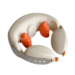 U Shaped Silicone Massager Pillow Cervical Spine Neck Hot Compress Shiatsu Household Protector Neck Massager