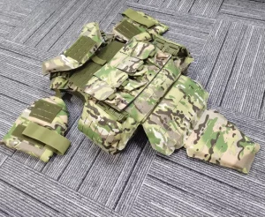 UHMW PE Full Body Vest Aramid Adjustable 3A Protective Tactical Vest With Molle System Aramid Camo IIIA Full Covered Vest