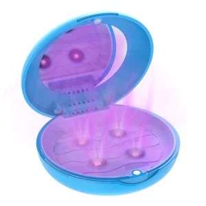 UVC Waterproof Soaking Denture Mouth Guard Orthodontic Aligner Dental Retainer case