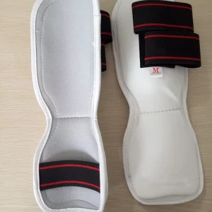 UWIN YE 006 White Taekwondo Forearm Guard & Elbow Brace with Martial Arts Training Protectors Eco Friendly
