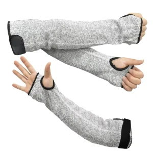 Uhmwpe ANSI A4 Resistant Long to Elbow Arm Protect Safety Sleeves in Sports