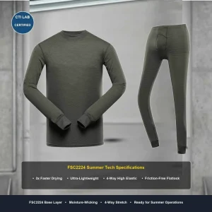 Ultra Lightweight Tactical Base Layer Set Quick Dry Spring Summer Performance Underwear Breathable Moisture Wicking Active Gear