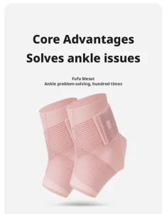 Ultra Thin Unisex Ankle Brace For Sports Injury Prevention Recovery Lightweight Breathable Compression Wrap Adjustable Support