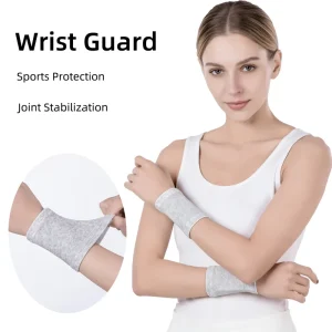Unisex Adjustable Bamboo Wrist Brace and Compression Guard
